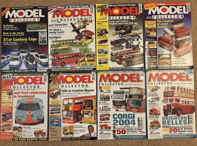 Model Collector Magazine Bundle (8) - 2000, 2002, 2003, 2004