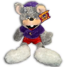 RARE: 2010 Chuck E. Cheese's 22" Floppy Fuzzy Collectible Prize Plush #E4 🌟