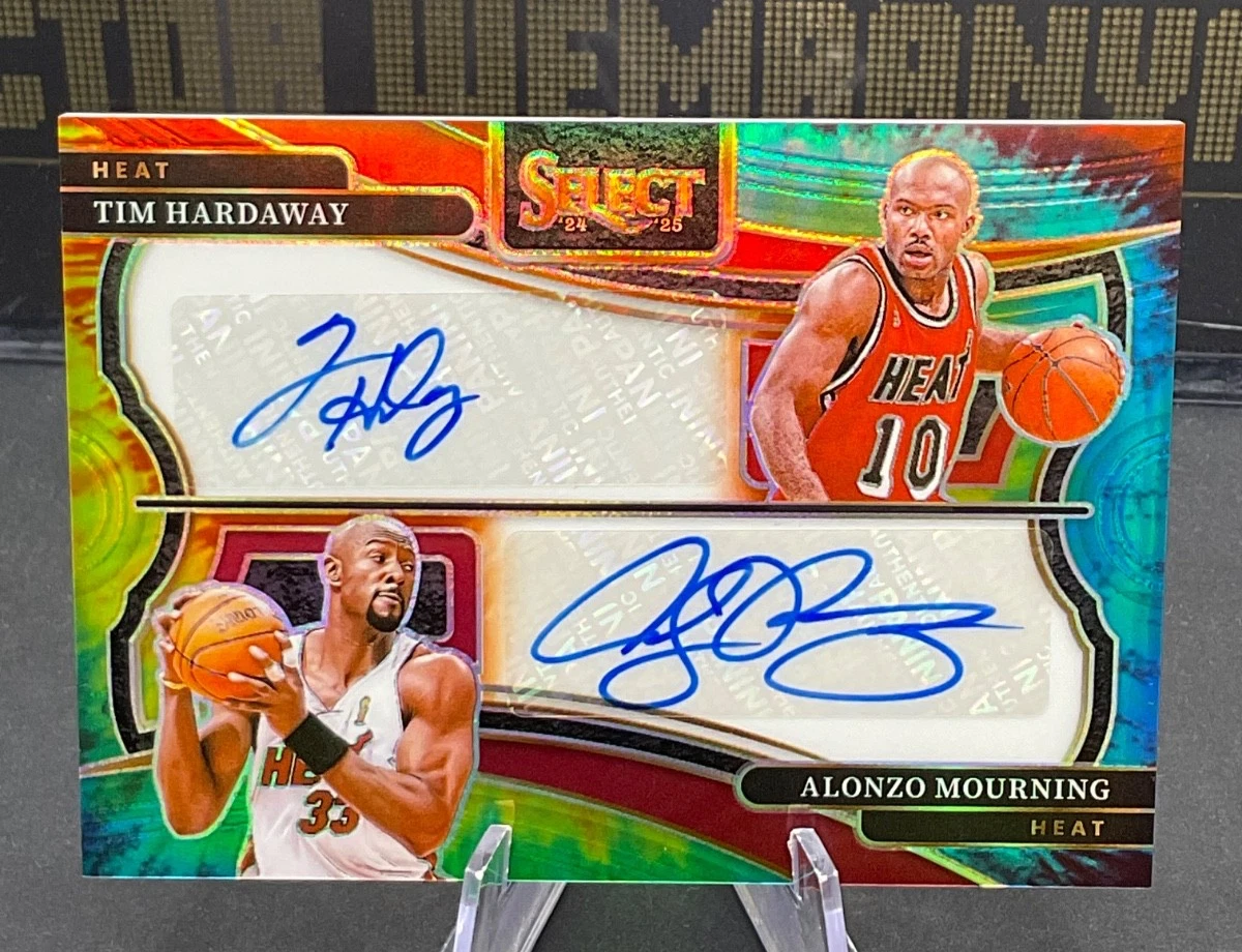 Alonzo Mourning Basketball Autographed Sports Trading Cards