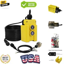 Dump Trailer Remote Control Switch, 3 Wires 12v DC Hydraulic Pump Power Unit ...