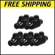 Durable Insulated Inline Splice Connectors for 2-14 AWG Wire Systems - 5 Pack