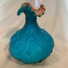 Fenton Swan Vase for sale | eBay