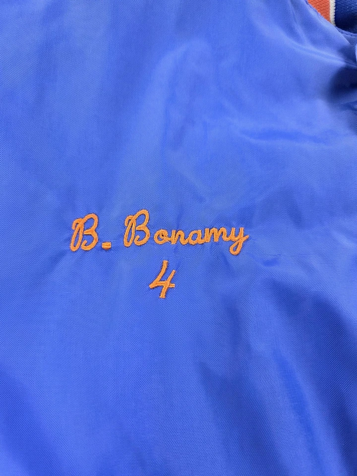 92-93 State 1A Final Four Neff Jacket Sz XL Wymore Wildcats Varsity Bomber USA - Image 4 of 4