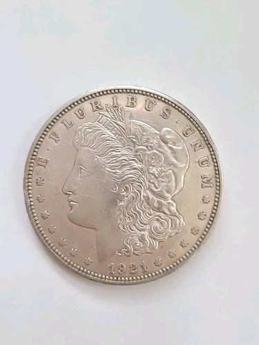 Estate 1921-P Morgan Silver Dollar • Philadelphia Mint • AU Grade • 90% Silver