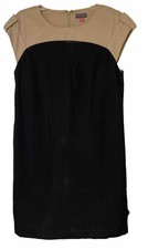Vince Camuto Womens Black Round Neck Sleeveless Cocktail Sheath Dress Sz 6 EUC!