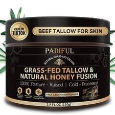 Beef Tallow for Skin - Homemade Beef Tallow and Honey Balm Moisturizer