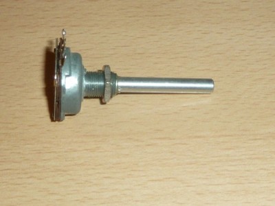 Vintage Potentiometer 100kOhm, 6mm-Achse, Hersteller: Dralowid ESA