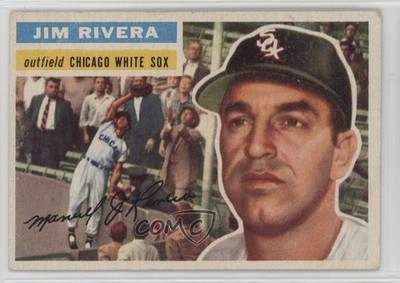 1956 Topps Jim Rivera (White Back) #70 15wb