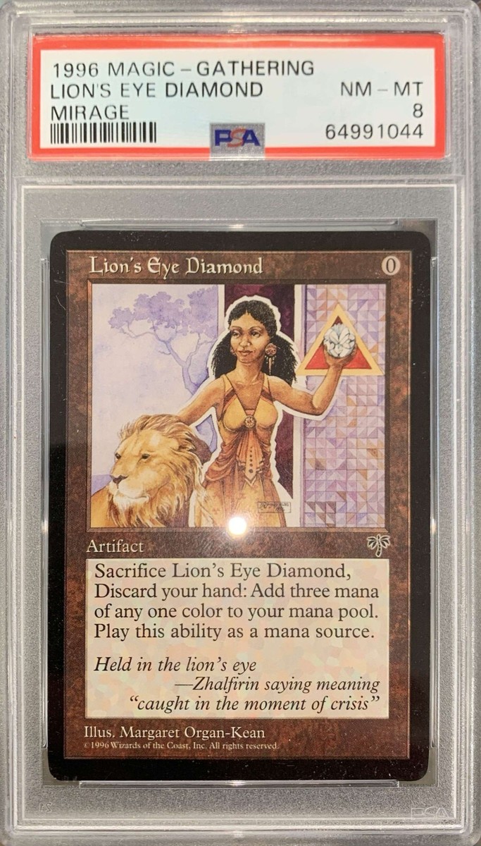 Magic the Gathering MTG Mirage Lion's Eye Diamond PSA 8 | eBay