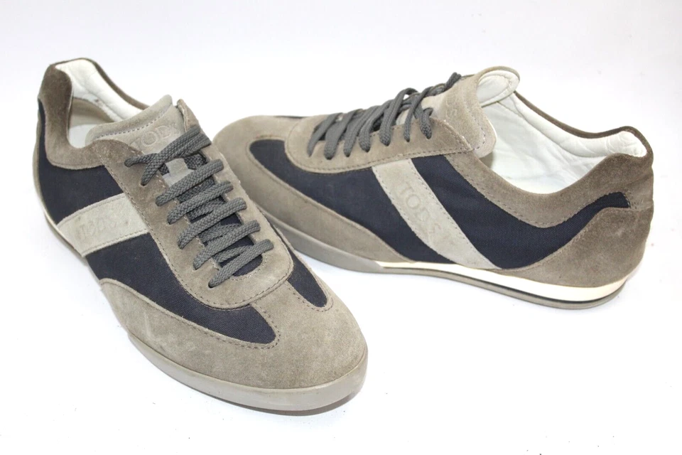 Tod's Hombre Zapatos Talla 6 Europa 38 Beige de Ante S8826 - Imagen 2 de 4