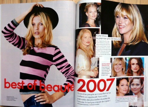 Francés ELLE 2007: CARLA BRUNI_EVA HERZIGOVA Glam's Star_KATE MOSS - Imagen 7 de 7