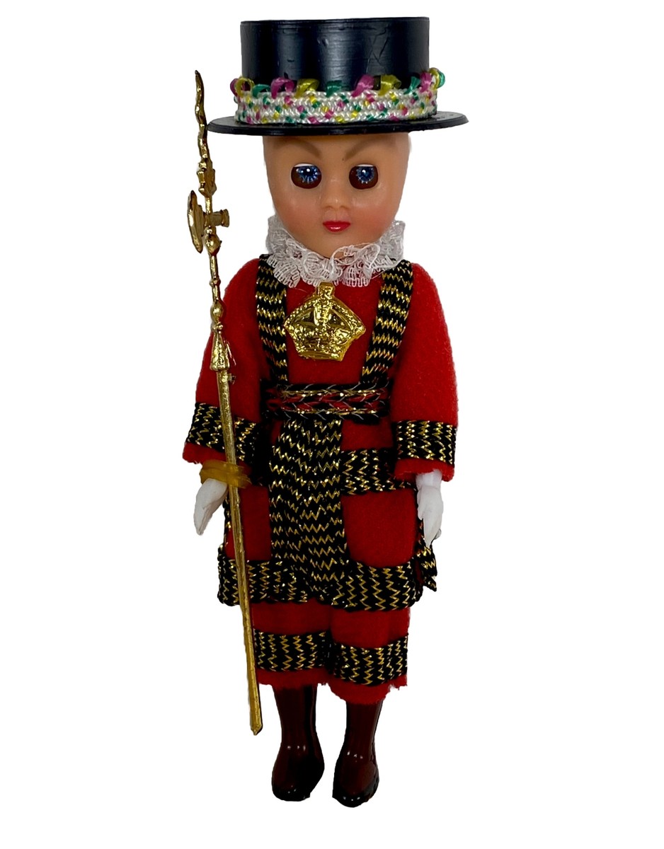 Vintage Beefeater Doll Sleepy Eyes In Plastic Display Case | eBay