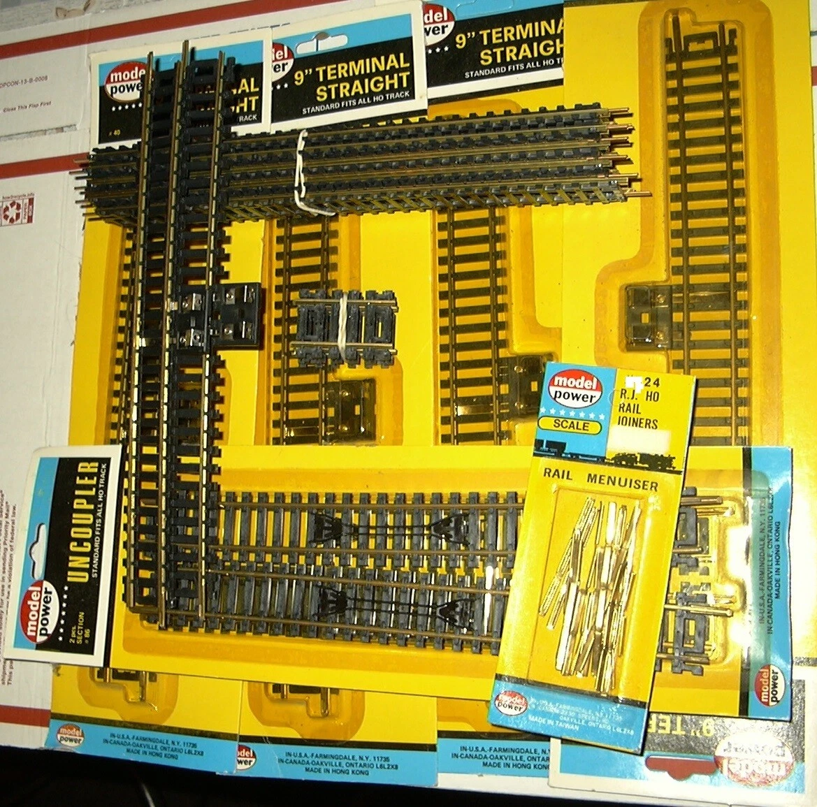 HO SCALE MODEL POWER TRAIN BRASS TRACK PACK COMPATIBLE WITH ATLAS & BACHMANN NEW