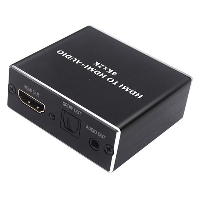 HDMI Stereo Audio Extractor Converter Adapter HDMI to HDMI + Optical SPDIF 3.5mm