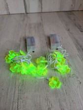 Shamrock mini string light st Patrick day set decor green
