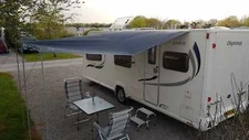 Caravan Campervan Awning sun canopy by WILD EARTH SET MEDIUM GREY 2.4m X 3m