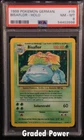 Base Set Unlimited Venusaur GERMAN Bisaflor PSA 8 HOLO 15/102 Pokemon (3998)