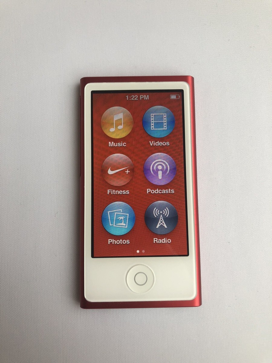 Apple iPod nano 16GB 第7世代 PRODUCT RED Refurbished Apple iPod Nano 7th Generation 16GB Product Red