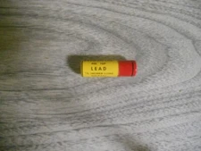 VINTAGE EVERSHARP RED TOP LEAD, 1 3/8 INCH CARDBOARD STORAGE TUBE MADE IN USA