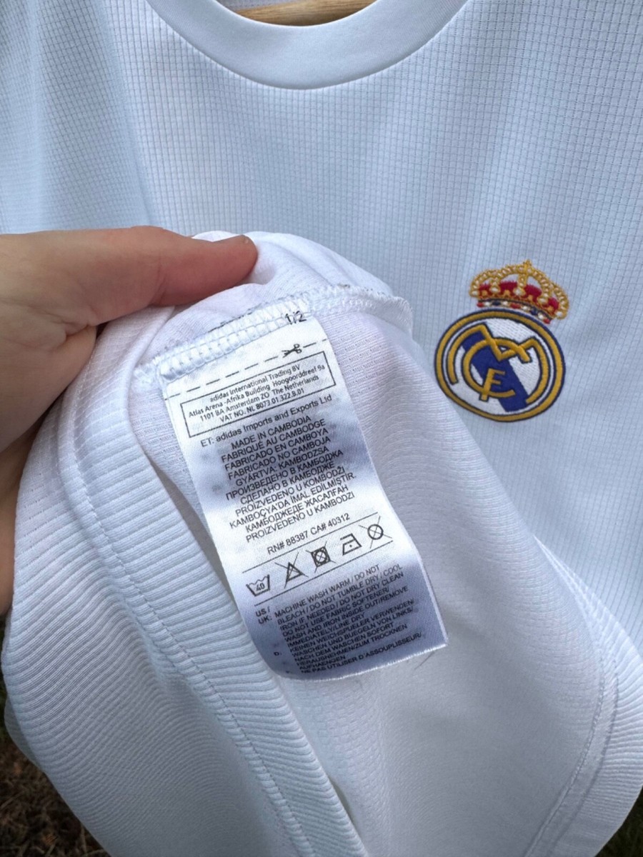 REAL MADRID 2019/2020 HOME FOOTBALL SOCCER JERSEY SHIRT by ADIDAS