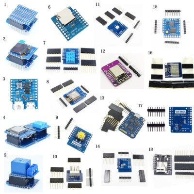 MARKENLOS Esp8266 Shield wemos d1 Mini nodemcu Battery Shield 0.66" OLED Pro RTC Arduino