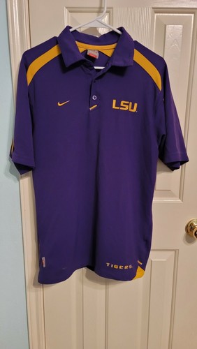 lsu polo nike