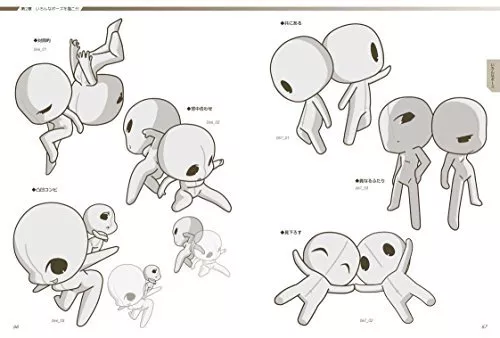 NEW]How to draw Manga Anime Super Deformed Pose Collection character  variations