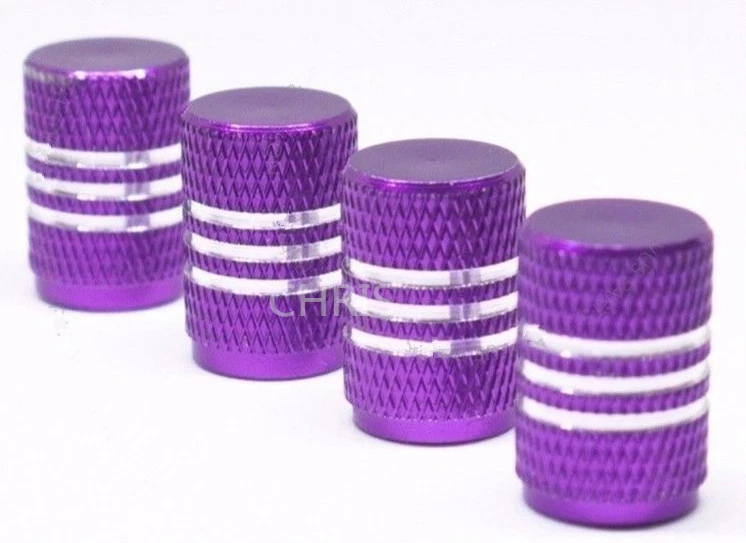 4 шт фиолетовых универсальных резиновых кольцевых уплотнительных колпачков клапанов шин для Acura Chevrolet Ford - Изображение 4 из 4