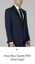 Tuxedo Navy Blue Brand New 44R Un Tailored
