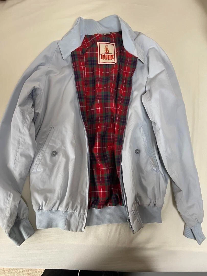 Baracuta G9 Harrington Jacket Swing Top size38 Light blue | eBay