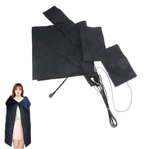 1set Heating Usb Non-Woven Fabric Pads Electric Heated Jacket Clothing Kit - Picture 8 of 11