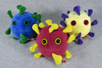 GIANT MICROBES-CORONAVIRUS SISTERS 3pk-Stuffed Plush SARS MERS COVID-19 Pandemic