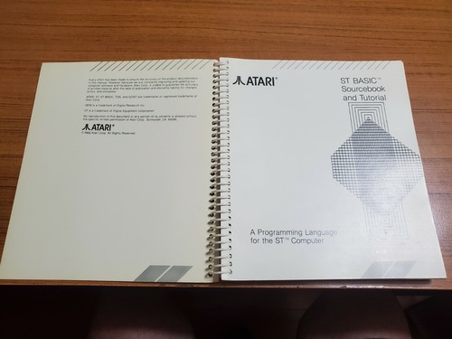 VINTAGE ATARI 1986 ST BASIC SOURCEBOOK AND TUTORIAL. PROGRAMMING LANGUAGE FOR ST - Picture 5 of 12