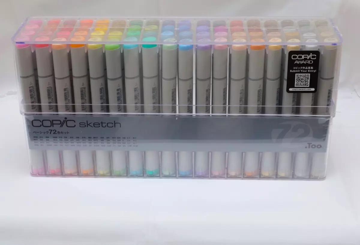 Copic Sketch Basic 72-Color Set