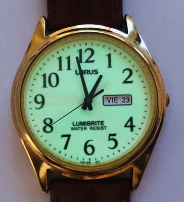 lorus lumibrite watch