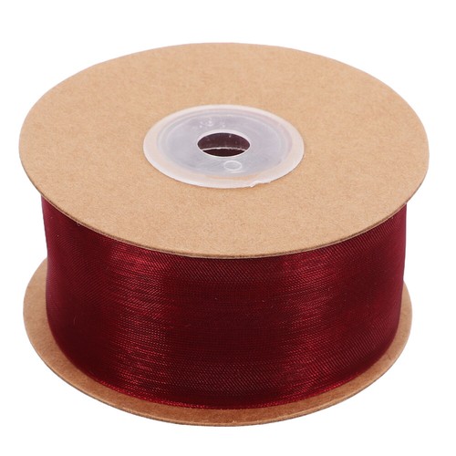 1 Roll Sheer Chiffon Ribbon Roll for Crafting Packaging Flower Bouquets Ribbon - Picture 2 of 12
