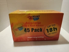 X-Large Hand & Body Warmers 45 Count - Up to 18 Hours of Heat Super Long Lastin