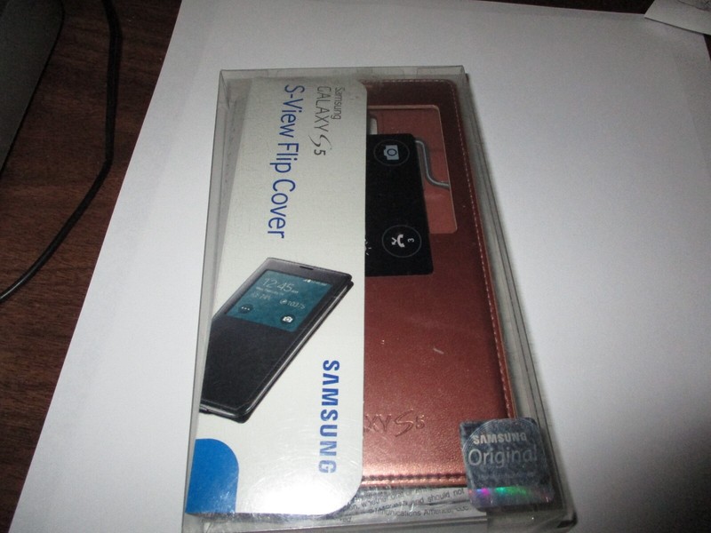 Samsung Galaxy s5 S-View flip cover case