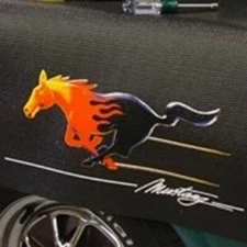 Flaming Ford Mustang Running Horse Fender Gripper - The BEST Fender Cover Ever😎
