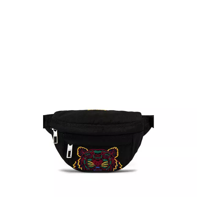 Kenzo Tiger Mini Belt Bag F965SF307F20 Black BRAND NEW WITH TAG