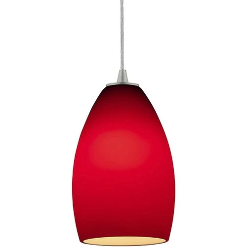 Access Lighting 28012-1C-BS/RED Champagne Pendant Brushed Steel - Picture 5 of 5