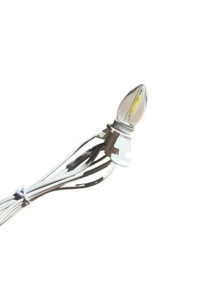 Blow Mold Holiday Home Decor Replacement Light Cord C7 58” Christmas Houses