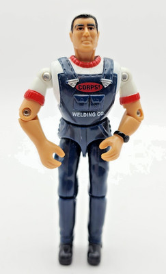 1999 Lanard The Corps Construction Crew Welder 3.75'' Figure. b90