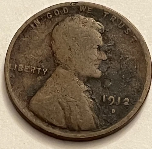 1912-D Lincoln Wheat Cent Denver BN604