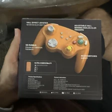 NYXI Warrior Wireless Controller Compatible with Nintendo Switch, NGC,Wii Orange