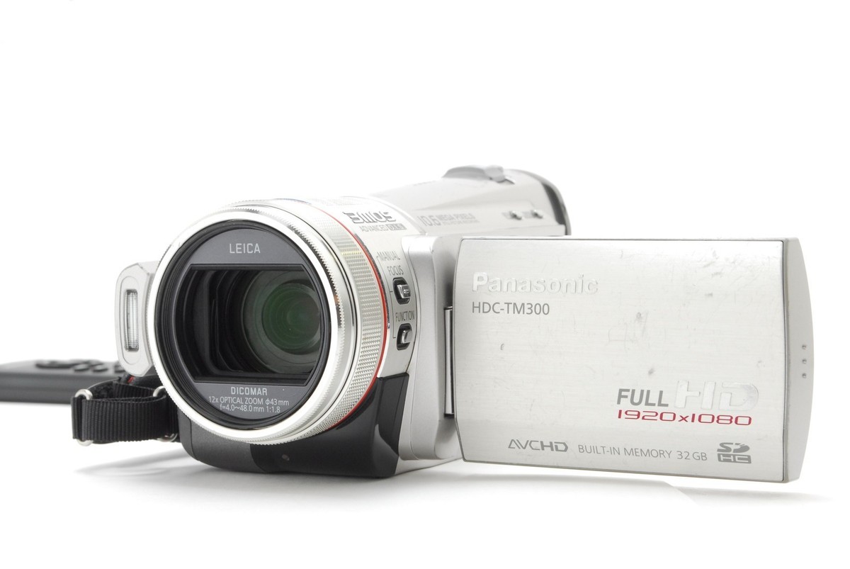 Panasonic HDC-TM300 HD Video Camera with 2640mAh Batt, Pwr Supp