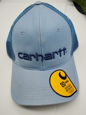 New Carhartt Hat Embroidered Blue Cap Classic Chore