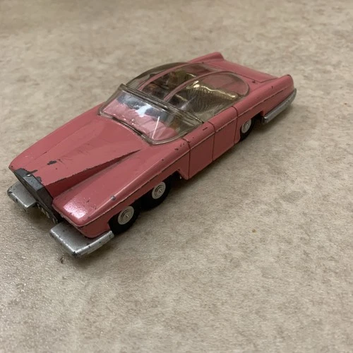 Vintage Lady Penelope’s FAB1 Dinky Toy Car w Front Missile + 1 Harpoon