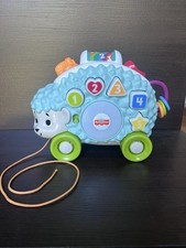 Fisher-Price Linkimals Happy Shapes Hedgehog Pull Toy Interactive Musical WORKS