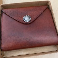 RRL RALPH LAUREN LEATHER CONCHO WALLET MEN COLOR MULTICOLOR USED